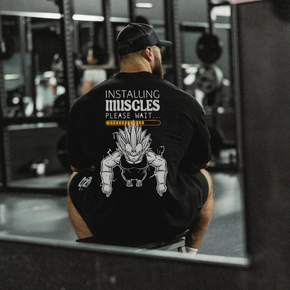 Camiseta Oversized Treino Academia Sayajins Confortavel Esportiva Maromba Premium Streetwear