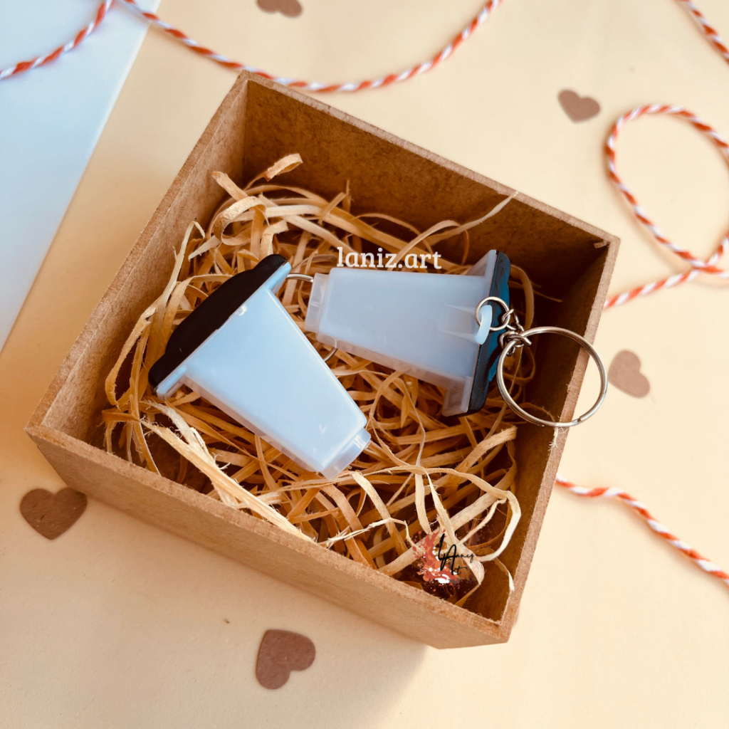 Chaveiro monóculo com foto personalizada em Oferta na Shopee