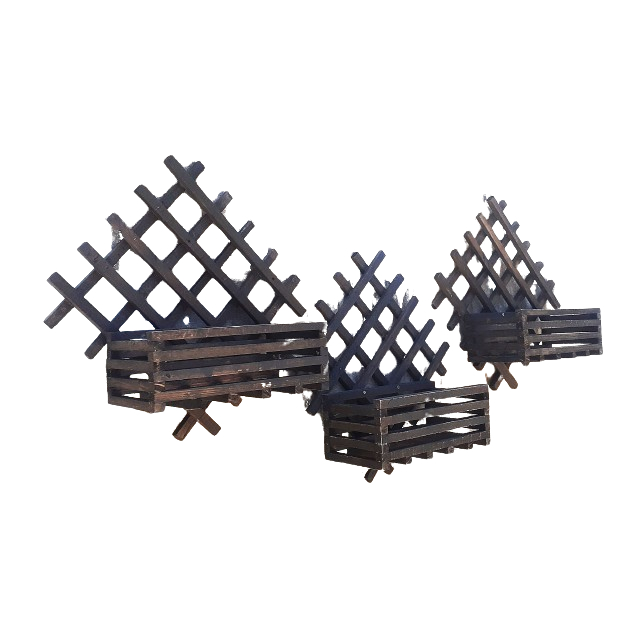 Conjunto com 3 Cachopos madeira 3 unidade kit 3 cachepo de madeira natural 3 cachepot em madeira cachepo para vaso de flor 3 cachepo para planta cesta cachepo kit com 3 unidades
