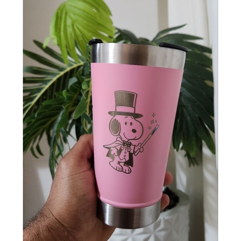 Copo térmico abridor personalizado laser, Time,Logo ou Desenho