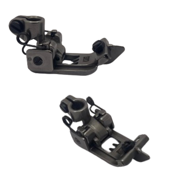 Calcador Completo para Máquina Galoneira Colarete Industrial 3 Agulhas 6,4mm (1/4”) com Guia Móvel Regulável em Oferta na Shopee