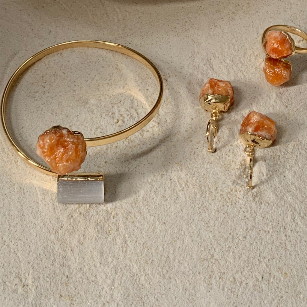 3 Pcs Brinco Feminino Anel Bracelet,  Assimétrico Pulseira Vintage Conj Acessórios Semijoias de Luxo