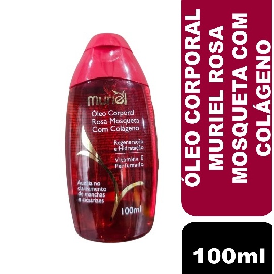 Óleo Rosa Mosqueta com colágeno 100ml - Muriel em Oferta na Shopee