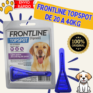 Antipulgas e carrapatos Frontline Top Spot para cães de 20 a 40kg em Oferta na Shopee