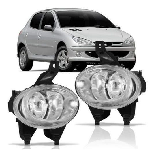 Farol Auxiliar Farol Milha Peugeot 206 Ano 2003 2004 2005 2006 2007 2008 2009 2010