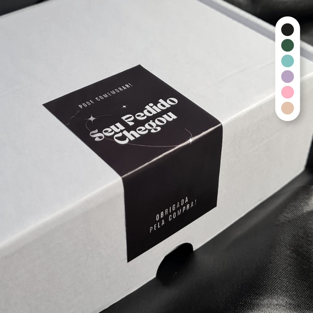 Adesivo Etiqueta Lacre para Sacola Embalagem - Seu pedido chegou em Oferta na Shopee