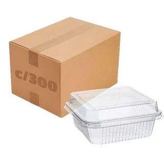 300UN Embalagem Para Doces Quadrado Articulado Bolo Sobremesa Donuts Brigadeiro - P650 Pplast em Oferta na Shopee