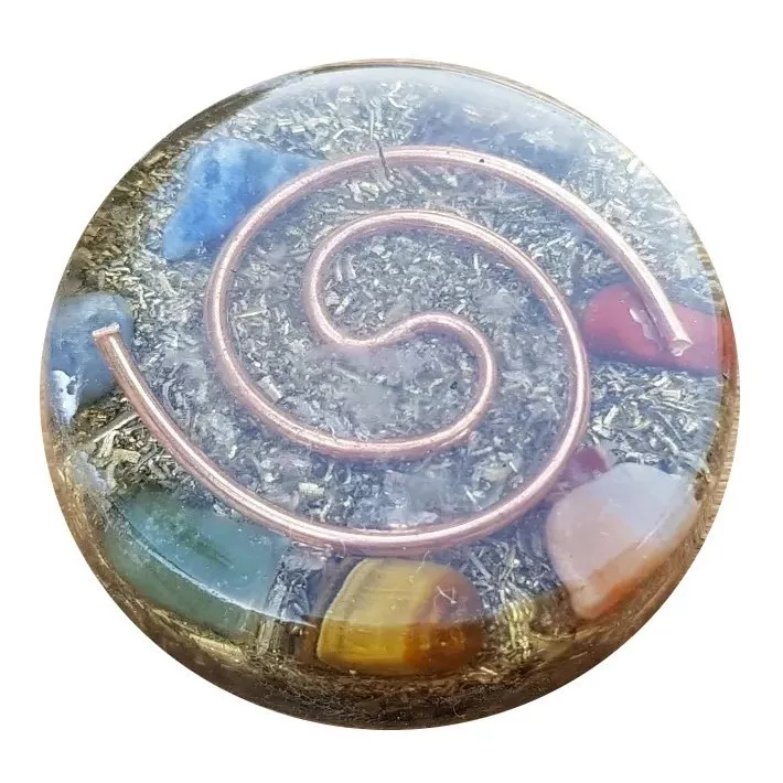 Orgonite de Bolso Cristais dos Chakras