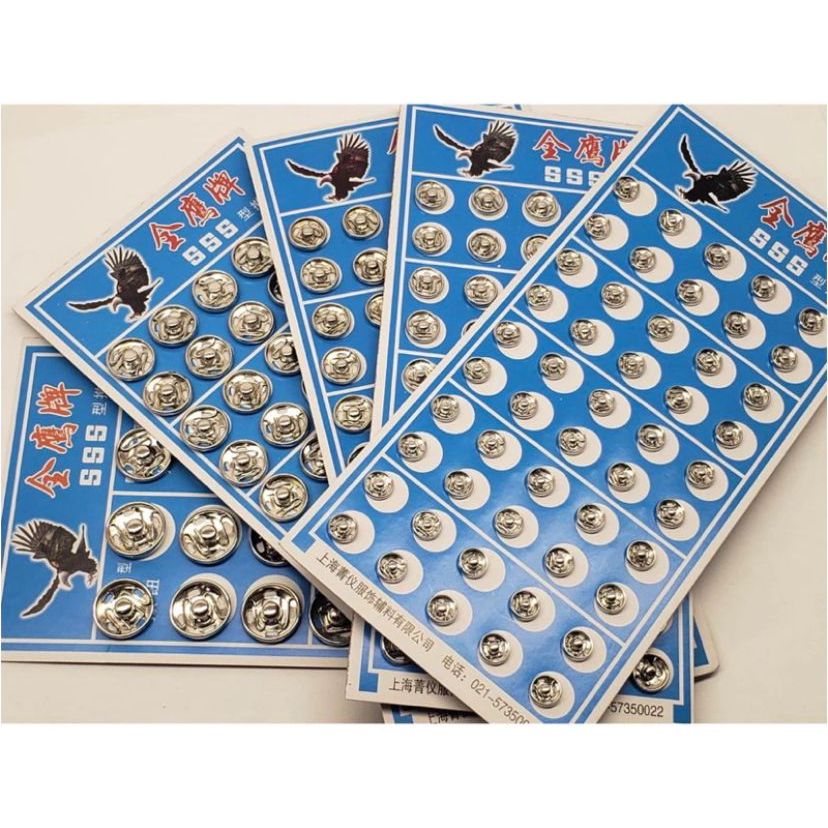 Colchete Pressão Niquelado Latão - Promoção em Oferta na Shopee