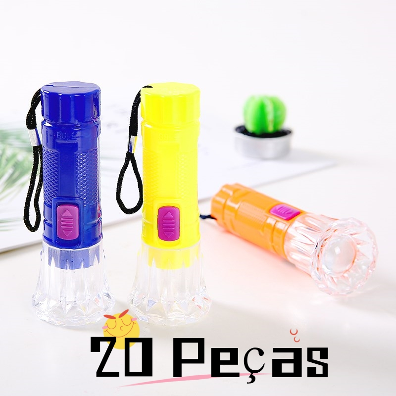 20 Peças Mini Led Lanterna Portátil Para Camping Iluminação Reutilizável