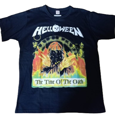 Camiseta  Banda de Metal Helloween - The Time of the Oath 100% Algodão unissex #metal