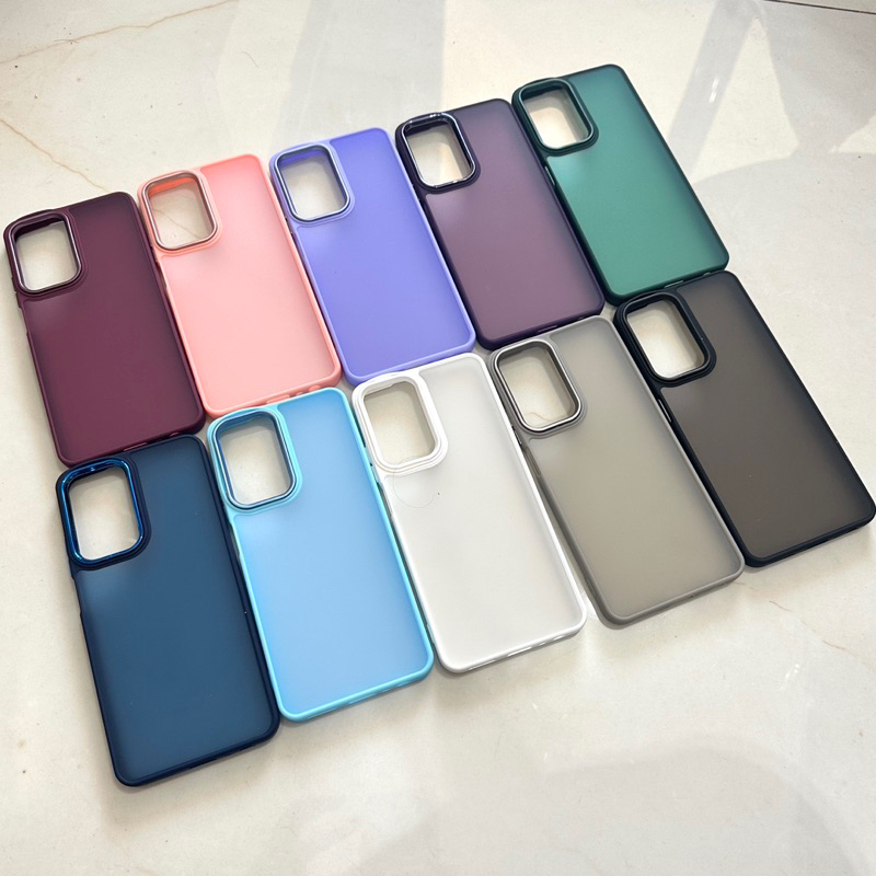 Capa SPACE Acrílico Fosca Anti Impacto Para Samsung Galaxy A02/M02/A02S/A03S/A14/A54 capinha space com borda galvanizada em Oferta na Shopee