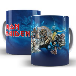 Caneca Iron Maiden Banda Rock Mod 1 Personalizada 325 Ml - Oferta em Oferta na Shopee