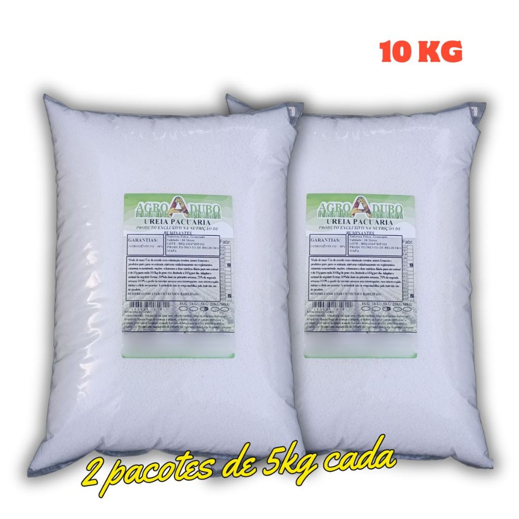 Ureia P/ Mistura De Ração Do Gado 10kg Pecuária