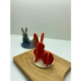Detalhes do Forma Simples Coelho 3D 9870 - (L9) em Acetato BWB Para Bombom e Doces de Chocolate e Confeitaria.