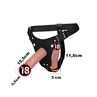 Cinta Peniana Dupla Com 2 Prótese Fetiche Sado  Brinquedos Sexuais em Oferta na Shopee