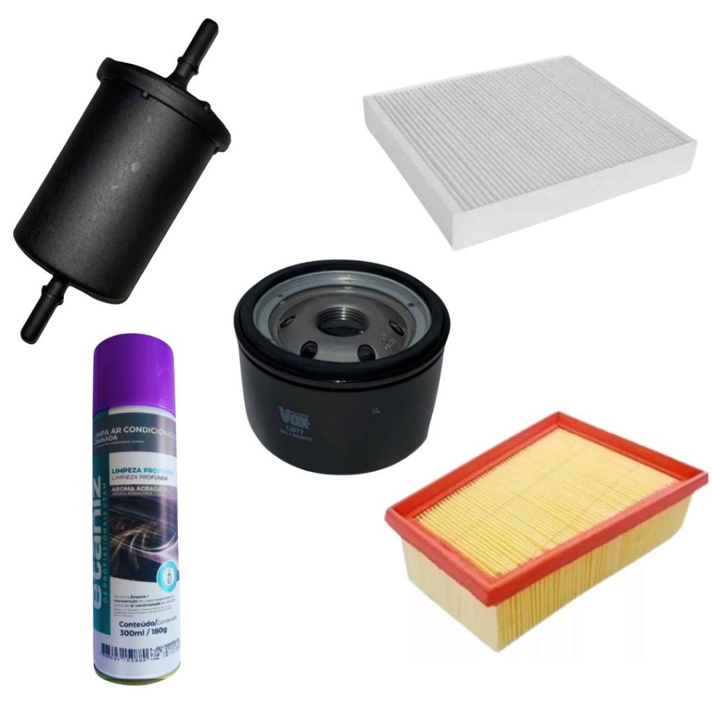 KIT FILTROS RENAULT 1.6 16V TODOS ATÉ 2017