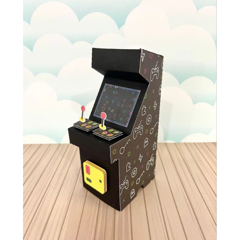 Kit 10 caixas personalizadas Fliperama/Gamer/Lembrancinha de aniversário.