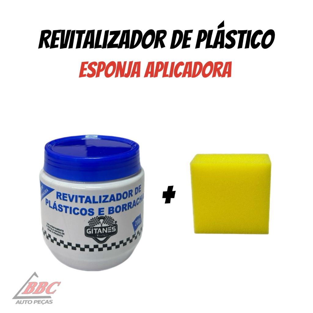 Revitalizador de Plástico Parachoque, carro e moto Borracha 200G em Oferta na Shopee