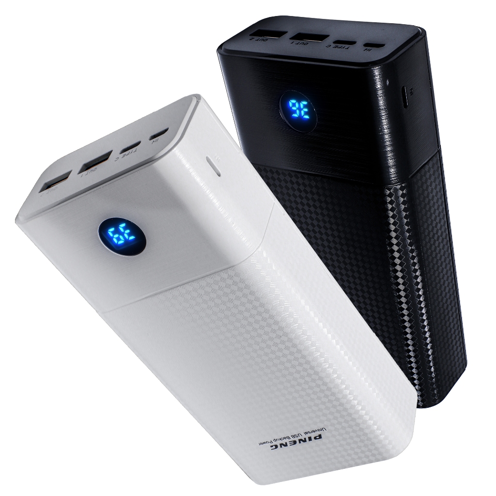 Carregador Portátil 30.000Mah Turbo Ultra Rápido Pineng Power Bank Bateria Longa Todas As Entradas