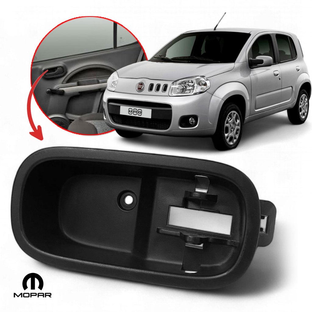 Puxador Acabamento Moldura Puxador Maçaneta Porta Abertura Uno Mobi Fiorino