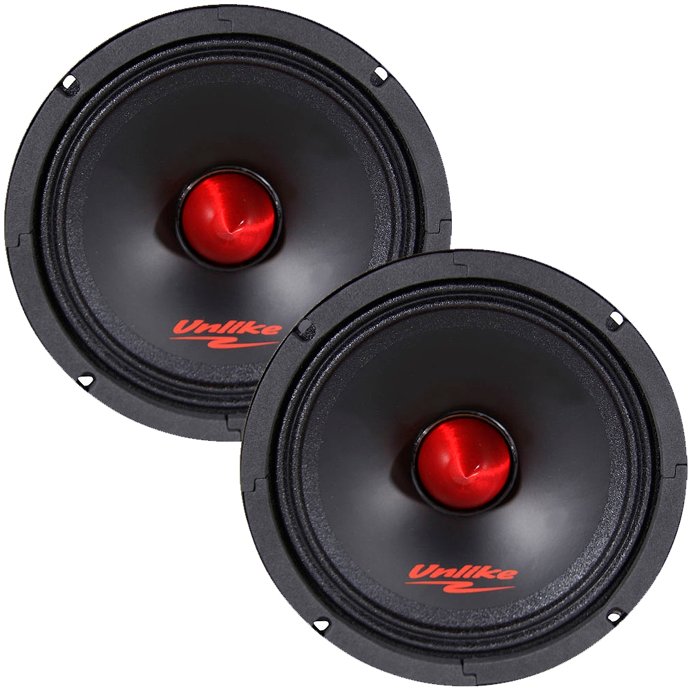 Par Alto Falante Médio Grave Unlike Unf65 220w Rms 6 Polegadas - Spare Parts and Accessories for Vehicles