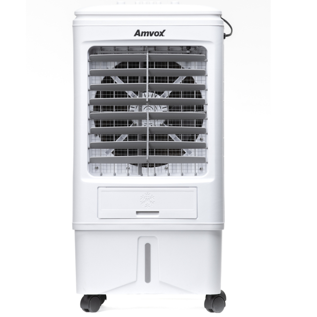 Climatizador de Ar Amvox ACL 018 Branco 3 Velocidades de Ar 18L 90W/95W em Oferta na Shopee