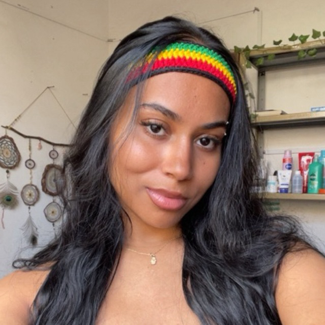 Faixa de cabelo Crochê Rasta/reggae