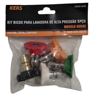 Kit 5 Bicos Kers para Lavadora de Alta Pressão com Engate Rápido em Oferta na Shopee