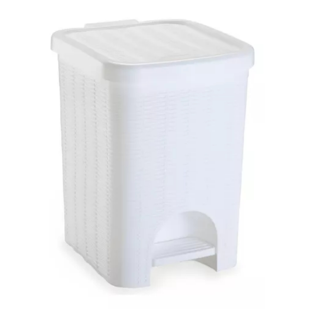 Lixeiras Vime Para Cozinha Banheiro 12 Litros Com Pedal - Nitron em Oferta na Shopee