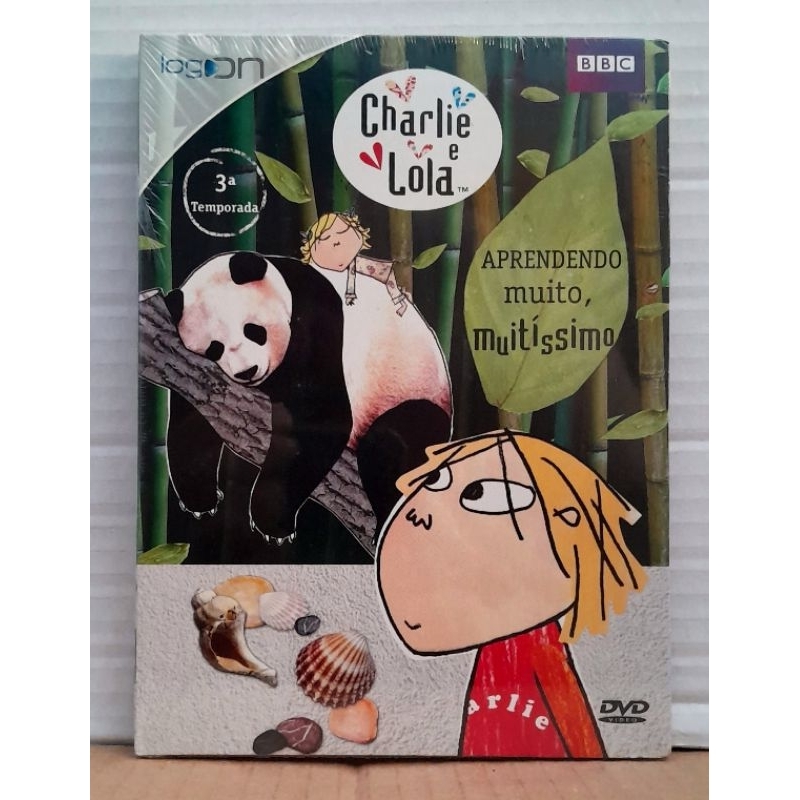 Dvd Charlie e Lola - 3ª Temporada - Aprendendo Muito, Muitíssimo - Digipack (Novo/Original/Lacrado)