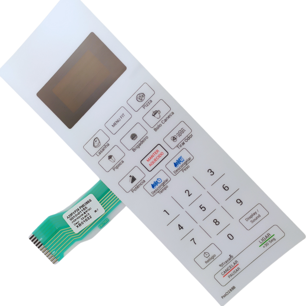 Membrana Teclado Microondas Compatível Philco Pmo28bb Original