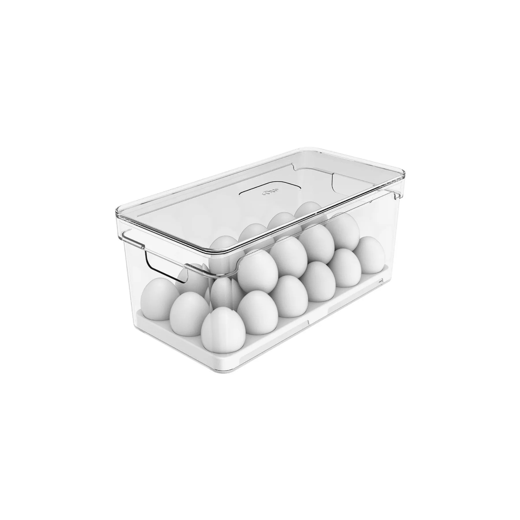 Organizador Porta Ovos 36 unidades com Tampa Geladeira Cozinha Ou - Home & Living