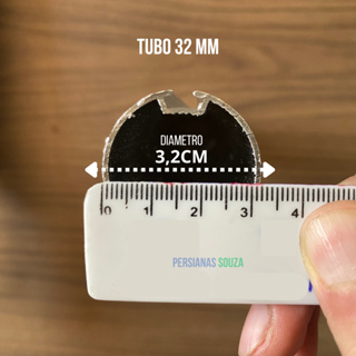 Tubo De 32mm Larg 2,20 Alumínio Reforçado em Oferta na Shopee