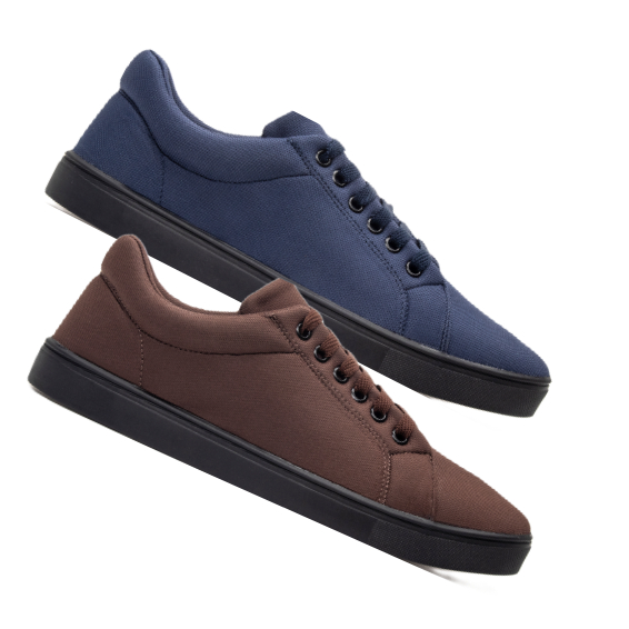 Kit 2 Pares sapatenis masculino Mabeco tenis casual confortável leve macio para trabalho e lazer