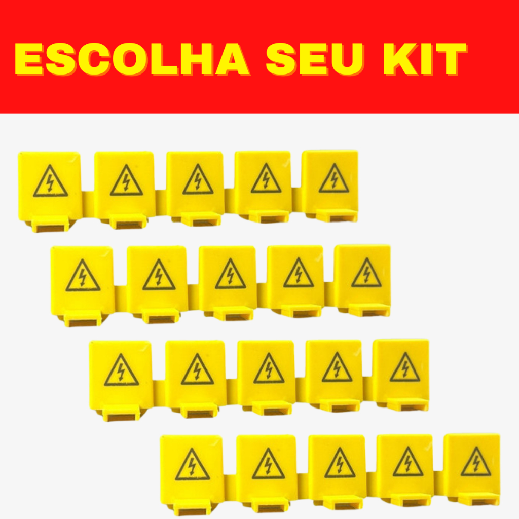 Escolha 2 á 10 Peças Protetor Isolador Barramento Pente em Oferta na Shopee