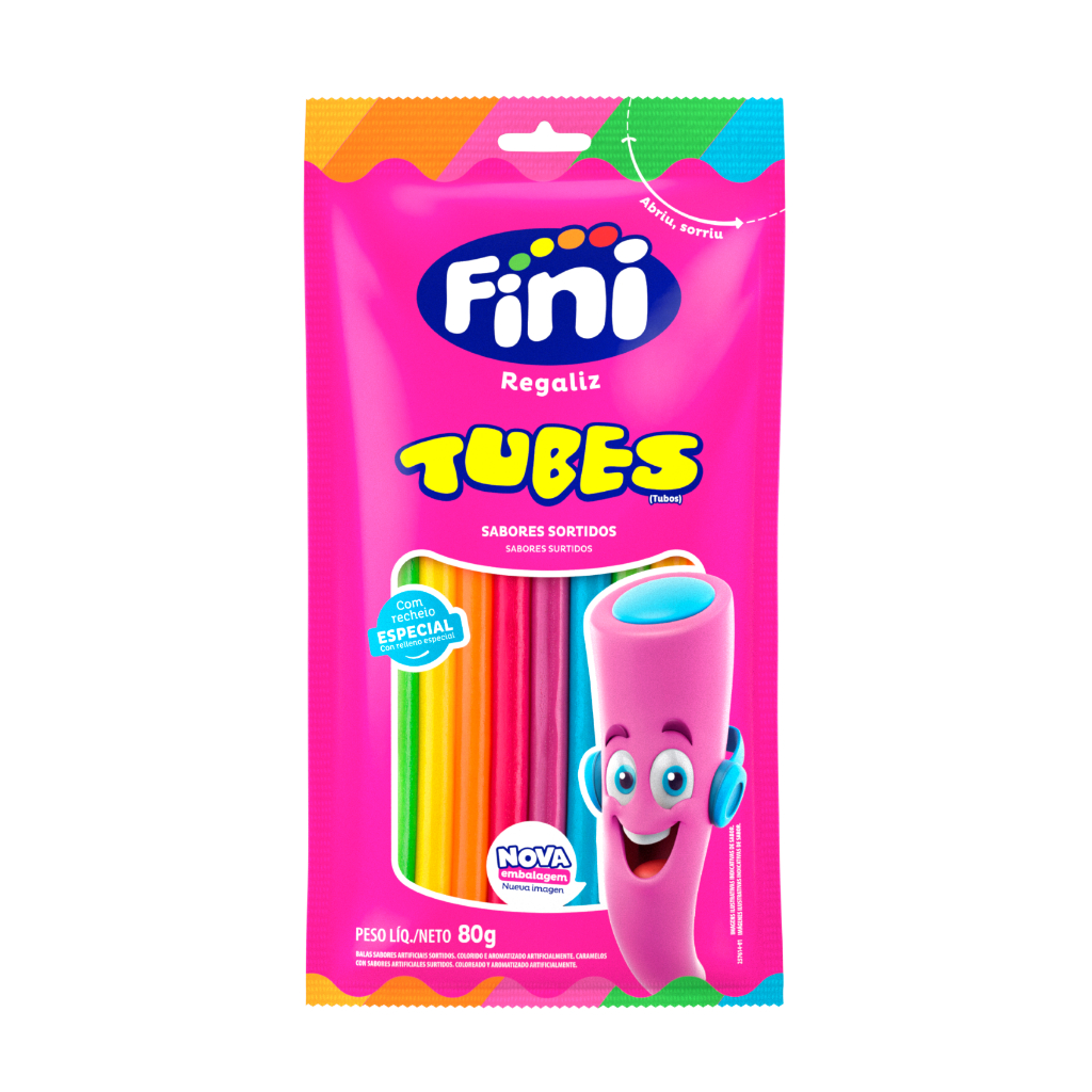 FINI TUBES ARCO ÍRIS 80G - Food & Beverages