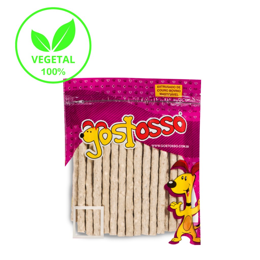 petisco para cachorro Palito 5x8 Vegetal Gostosso com 40 Unidades
