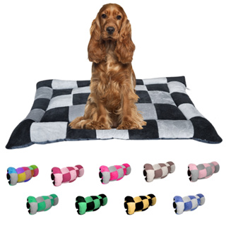 Colchonete Pet Cama Pet Xadrez Com Elástico Para Cachorro E Gato Cama 60cm x1mt Almofada Rolinho em Oferta na Shopee