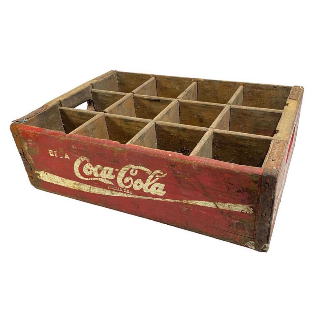 Engradado Antigo e Raro da Coca-Cola