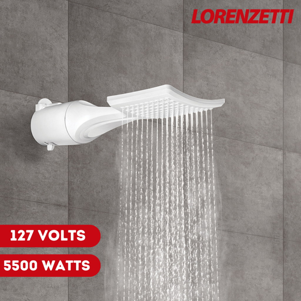 Chuveiro Ducha Multitemperaturas Loren Shower Ultra Lorenzetti 127v 5500w Branco Elétrico em Oferta na Shopee
