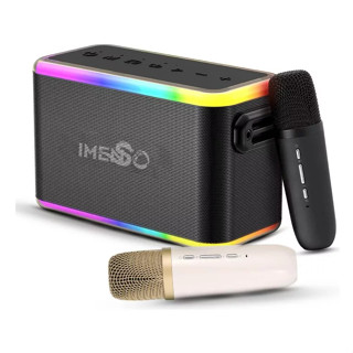 Caixa De Som Bluetooth IMENSO X31 80w 6000mah Ipx4 C/ 2 Mic