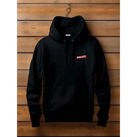 BLUSA DE FRIO MOLETOM CANGURU UNISSEX STREETWEAR SALUT