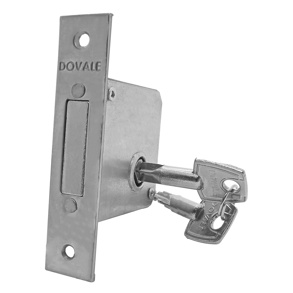 Fechadura Auxiliar Tetra Trava de Segurança Dovale Cromada