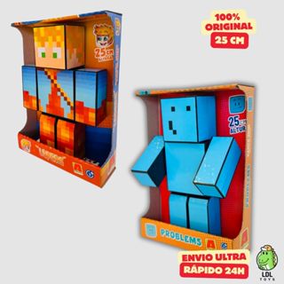Kit 2 Bonecos Lopers + Problems Gamer Skin Articulado Youtuber 25cm - Algazarra em Oferta na Shopee