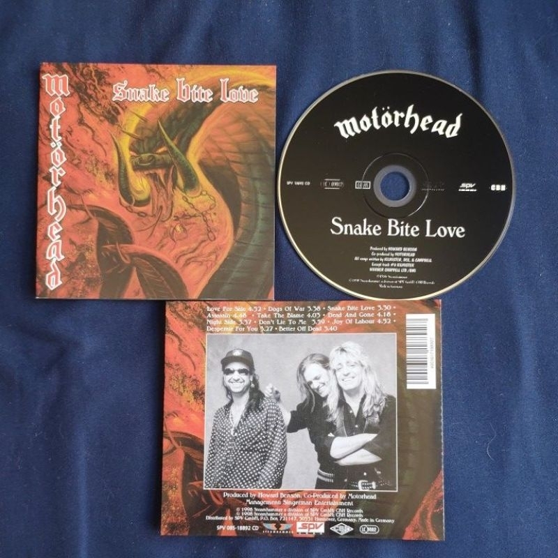 CD Motörhead - Snake Bite Love (IMPORTADO)