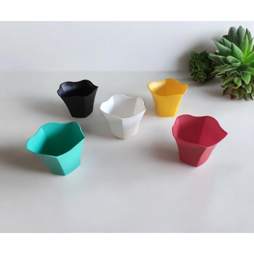Cachepot Para Plantas Pequeno Plástico Sortido Decorativo Jardim 10 Unidades