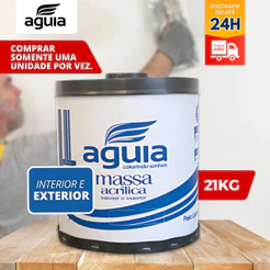 Revestimento massa acrílica P/ Paredes Externas E Internas 21kg Águia karioka