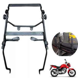 Suporte Moto Bau Motoboy Entrega Cg Start 160 fan 160 150/160 2014 a 2024 Chapam em Oferta na Shopee