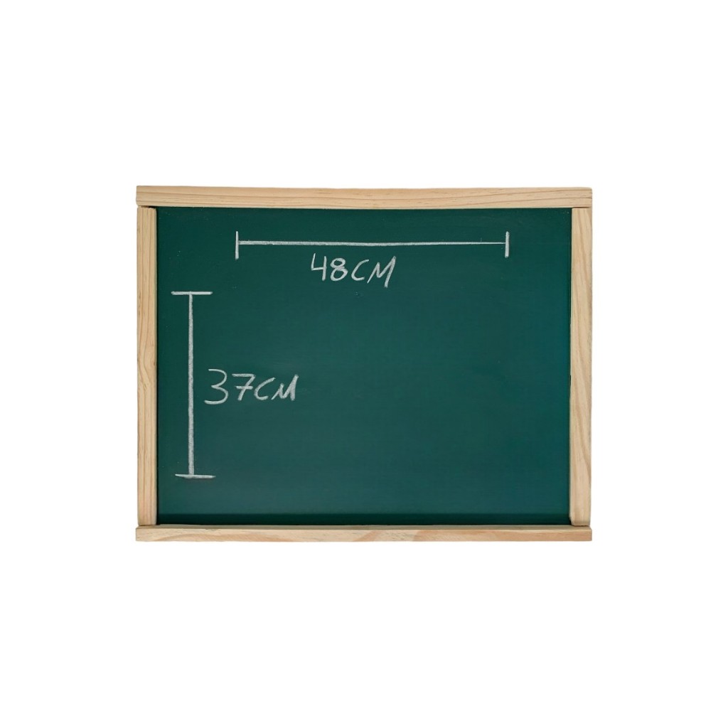 Lousa Infantil com Alfabeto Quadro Negro - 37x48cm - Acompanha Giz e Apagador